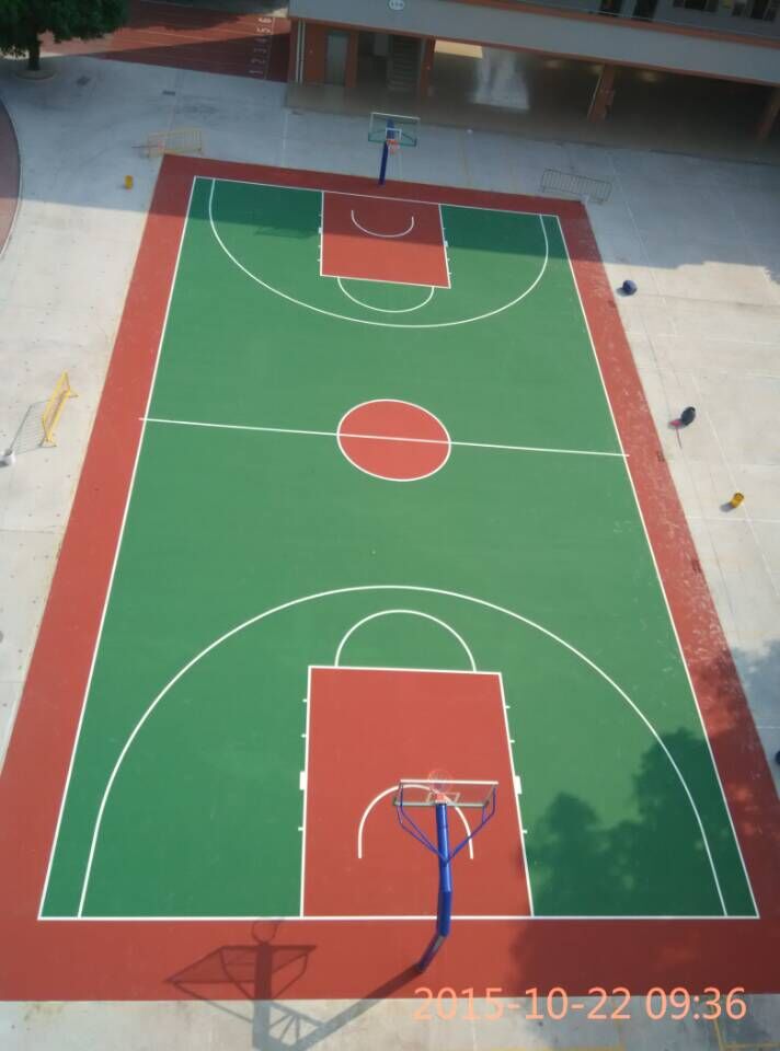 珠海香洲第三小学新建篮球场