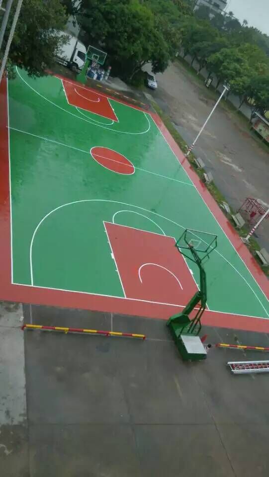 九州吉大消防队丙烯酸篮球场