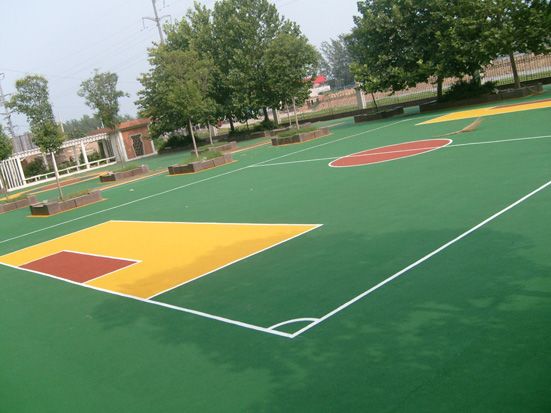 幼儿园EPDM塑胶篮球场