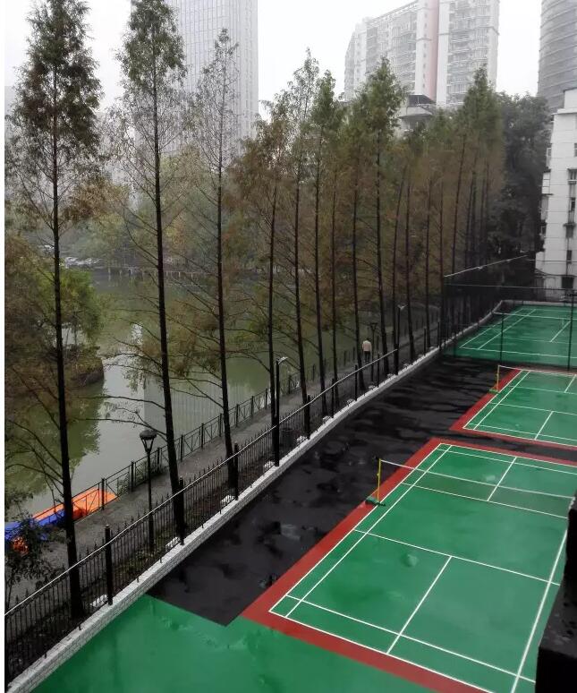 钦州室外丙烯酸乒羽网球场