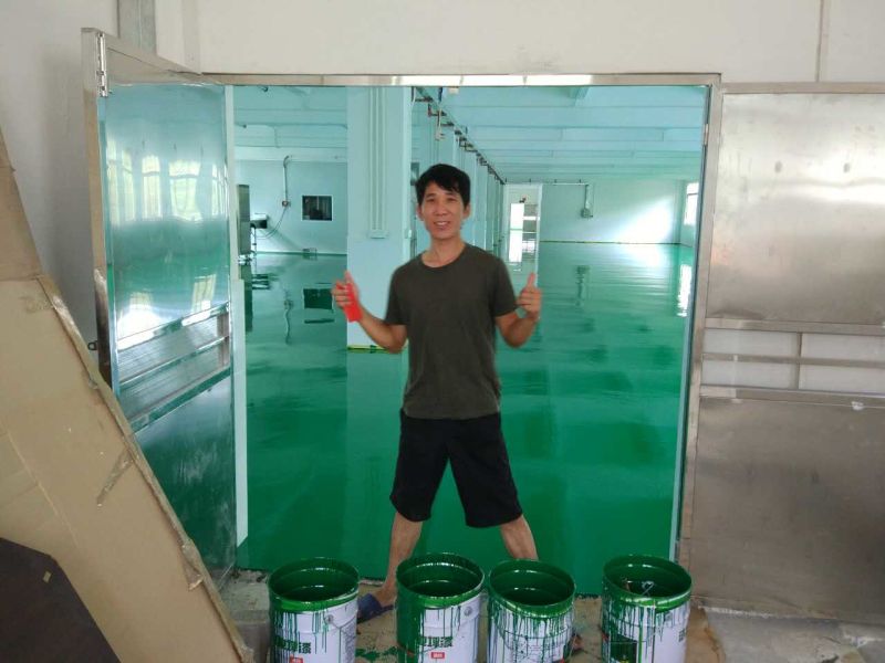 中山市桂山泉饮用水有限公司环氧砂浆平涂地坪漆完工