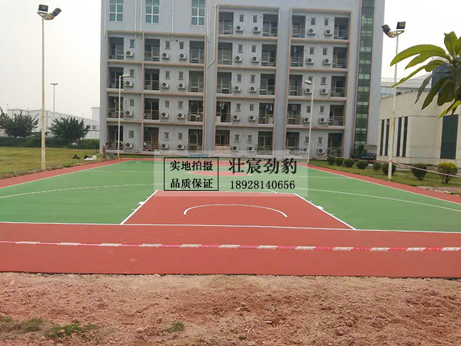 广州植之元油脂实业有限公司-丙烯酸篮球场 南山区万顷沙镇新安村