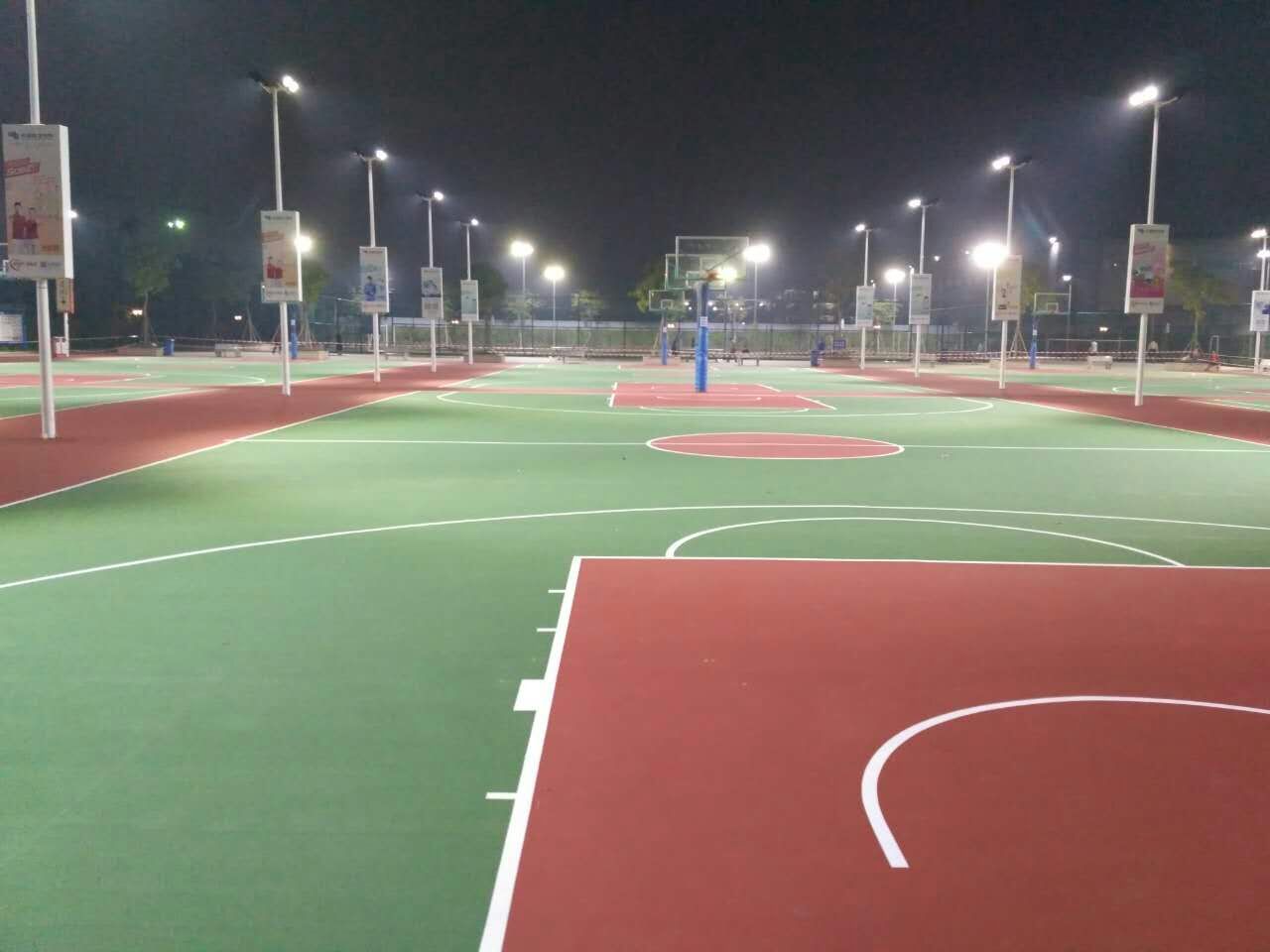 中山西区休闲文化公园丙烯酸篮球场、轮滑场翻新改造工程